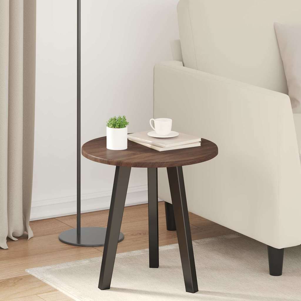 vidaXL Blat stołu Brązowy dąb Ø 40 x 1,5 cm Materiał drewnopochodny