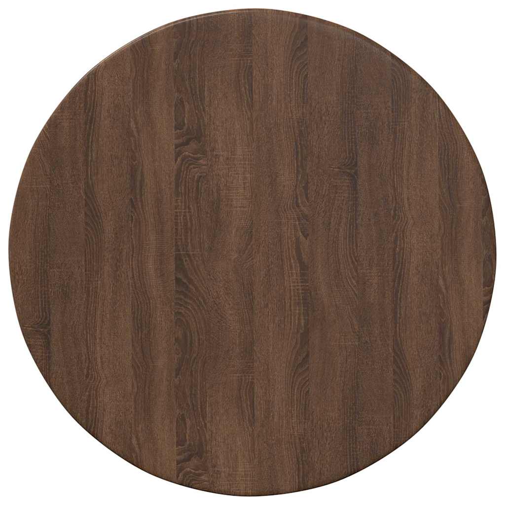 vidaXL Blat stołu Brązowy dąb Ø 40 x 1,5 cm Materiał drewnopochodny