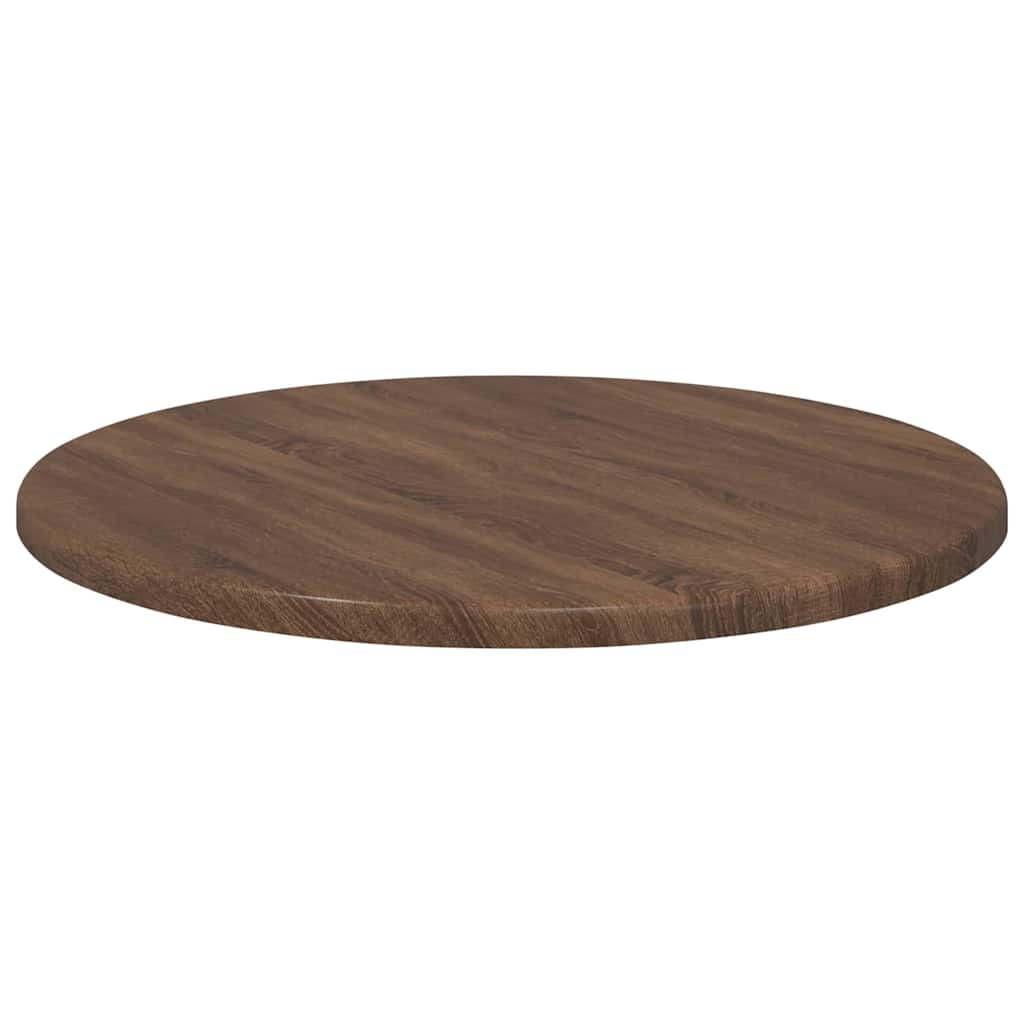 vidaXL Blat stołu Brązowy dąb Ø 40 x 1,5 cm Materiał drewnopochodny