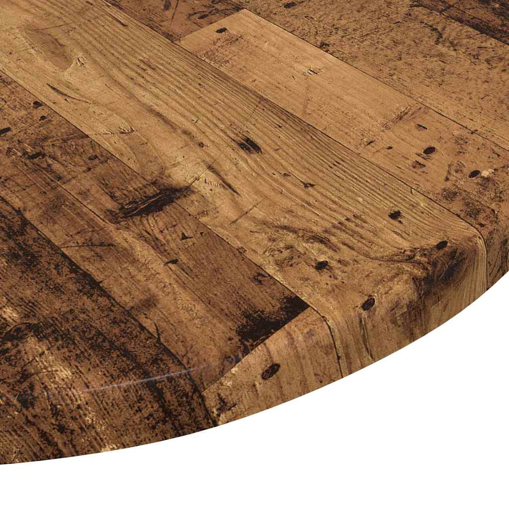 vidaXL Blat stołu Stare drewno Ø 40 x 1,5 cm Materiał drewnopochodny