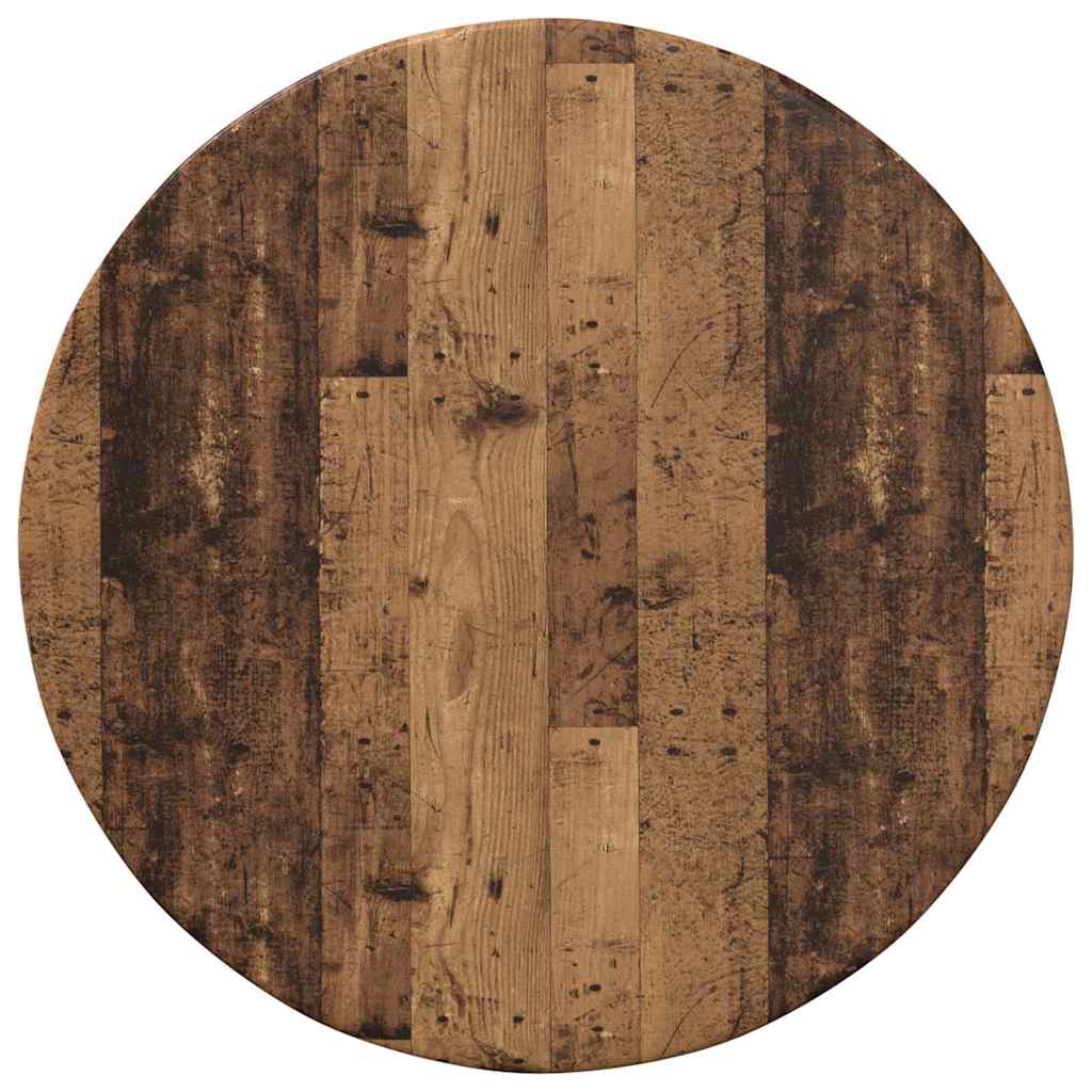 vidaXL Blat stołu Stare drewno Ø 40 x 1,5 cm Materiał drewnopochodny