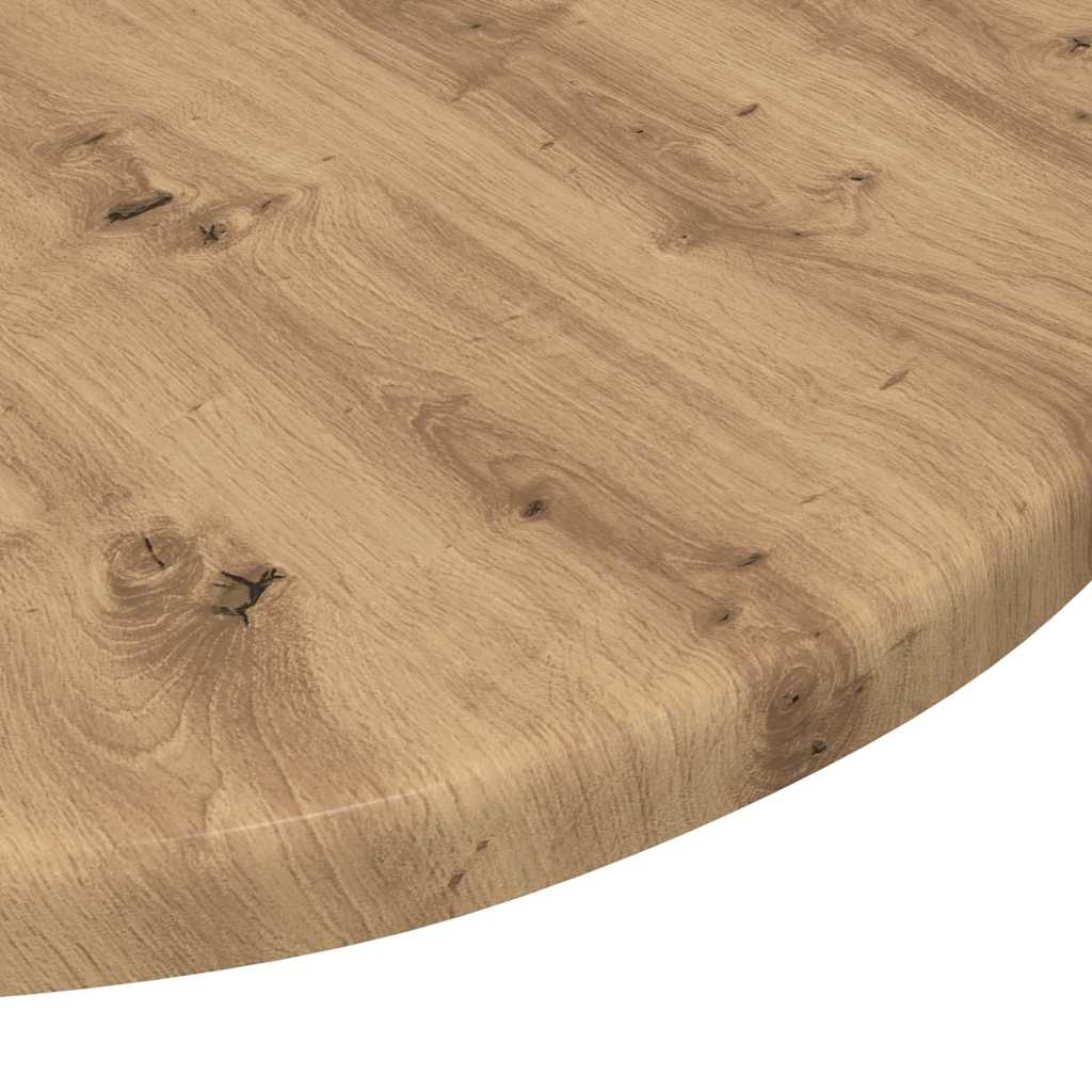 vidaXL Blat stołu dąb artisan Ø 40 x 1,5 cm Materiał drewnopochodny