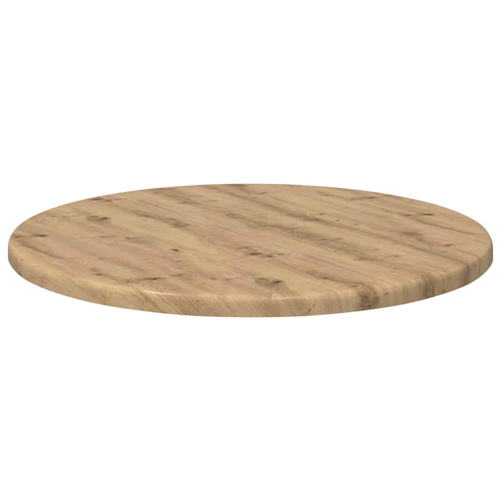 vidaXL Blat stołu dąb artisan Ø 40 x 1,5 cm Materiał drewnopochodny