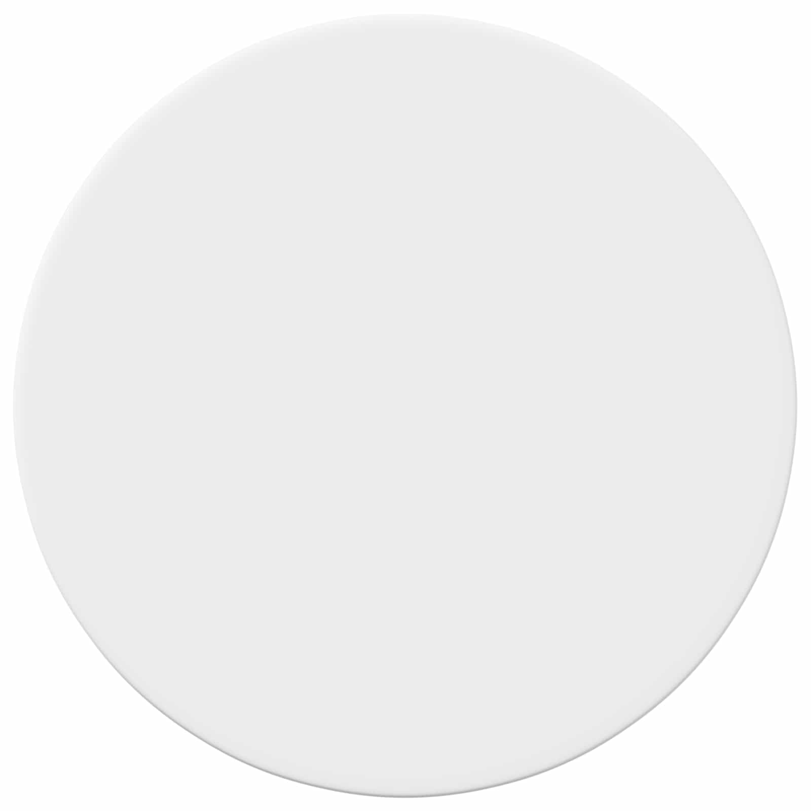 vidaXL Blat stołu Ø 50 x 1,5 cm Okrągły Drewno inżynieryjne Biały