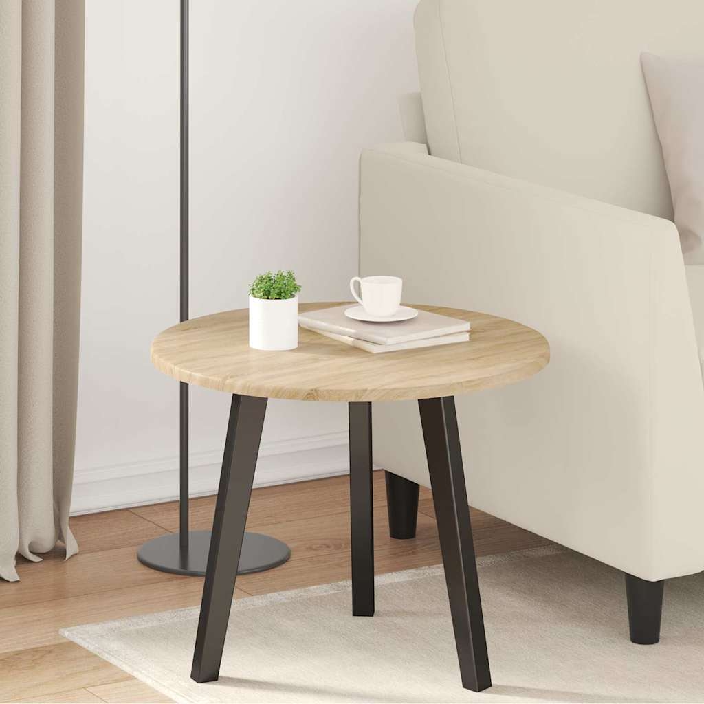 vidaXL Blat stołu dąb sonoma Ø 50 x 1,5 cm Materiał drewnopochodny