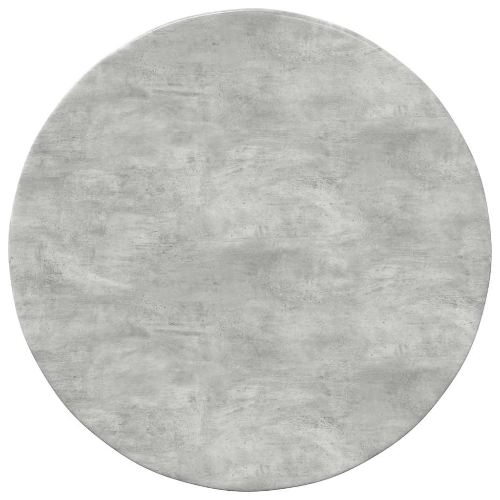 vidaXL Blat stołu Betonowy szary Ø 50 x 1,5 cm Materiał drewnopochodny