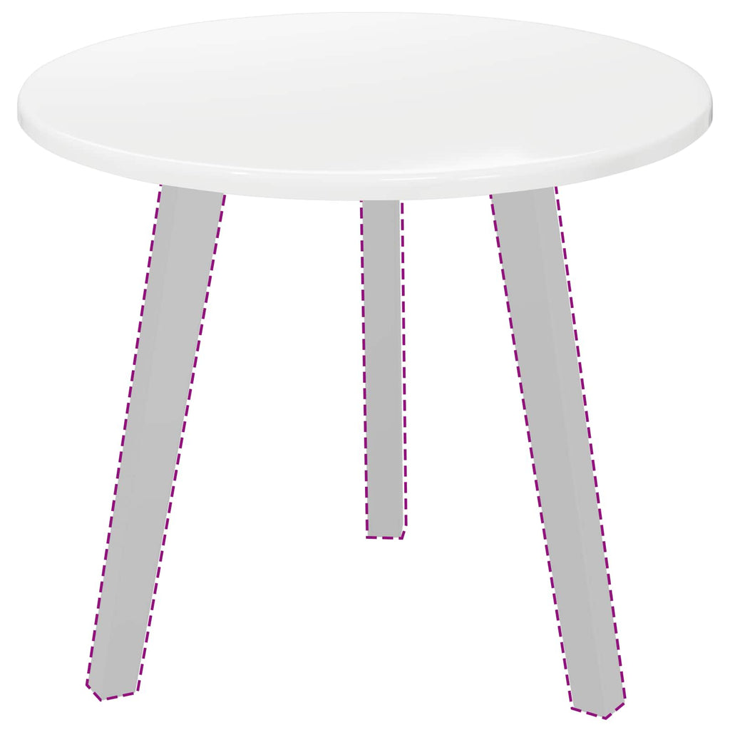 vidaXL Blat stołu Ø 50 x 1,5 cm Okrągły Drewno inżynieryjne