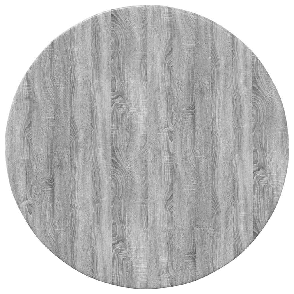 vidaXL Blat stołu Szary dąb sonoma Ø 50 x 1,5 cm