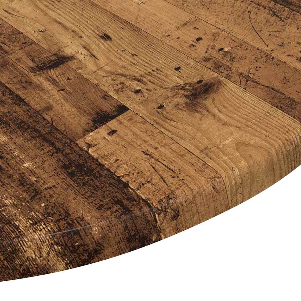 vidaXL Blat stołu Stare drewno Ø 50 x 1,5 cm Materiał drewnopochodny