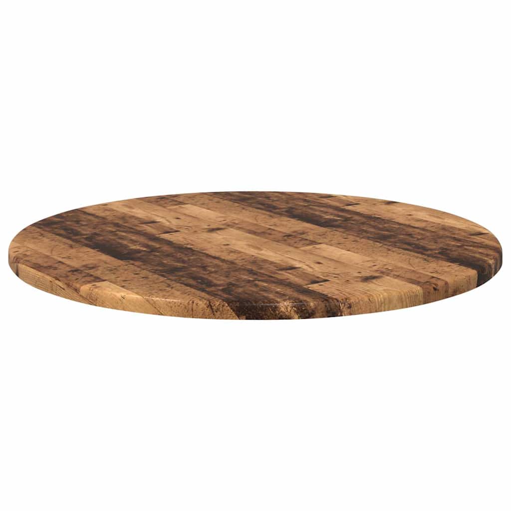 vidaXL Blat stołu Stare drewno Ø 50 x 1,5 cm Materiał drewnopochodny
