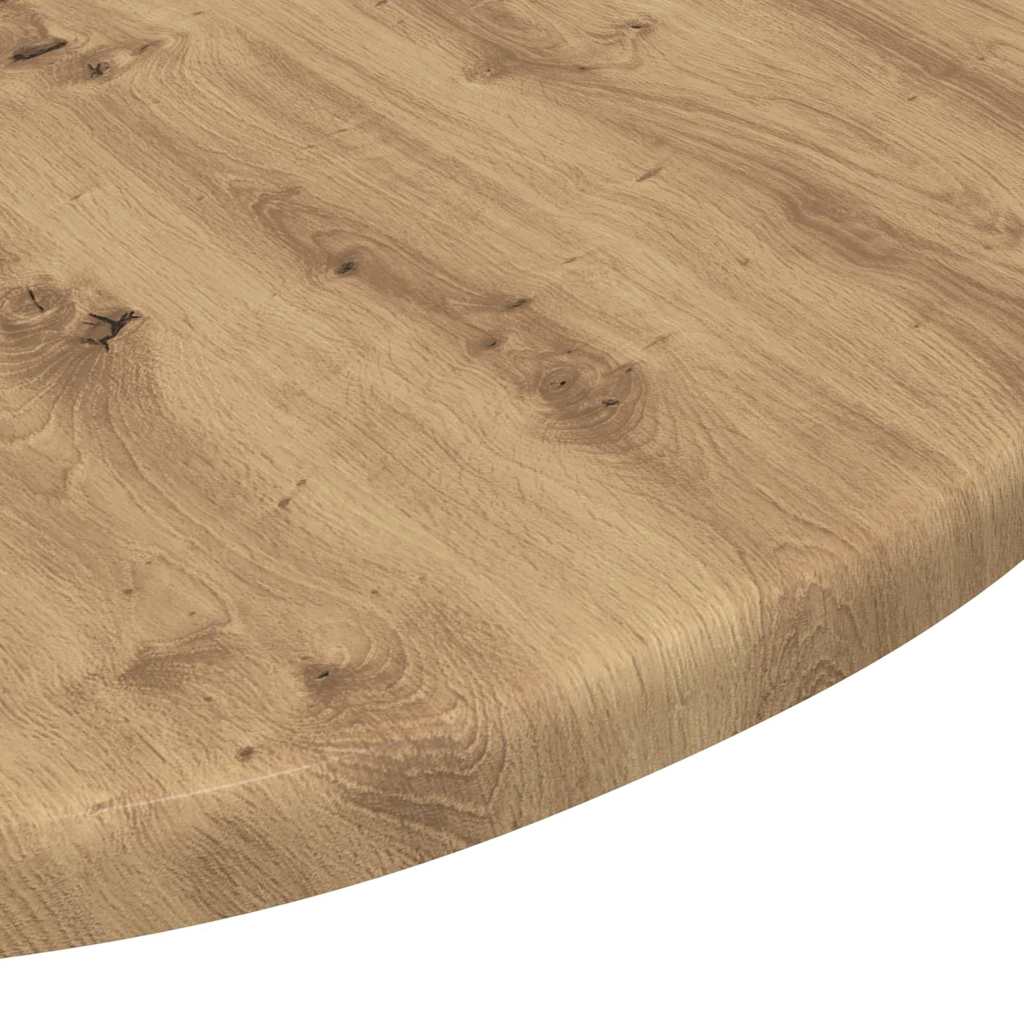 vidaXL Blat stołu dąb artisan Ø 50 x 1,5 cm Materiał drewnopochodny