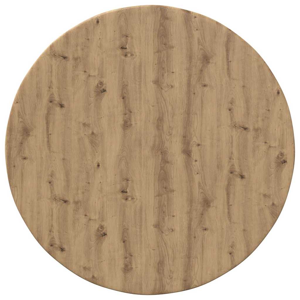 vidaXL Blat stołu dąb artisan Ø 50 x 1,5 cm Materiał drewnopochodny