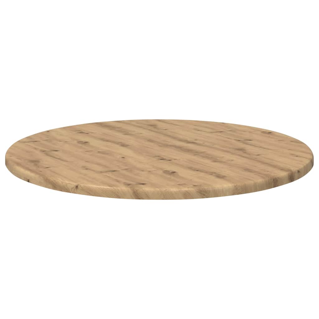 vidaXL Blat stołu dąb artisan Ø 50 x 1,5 cm Materiał drewnopochodny