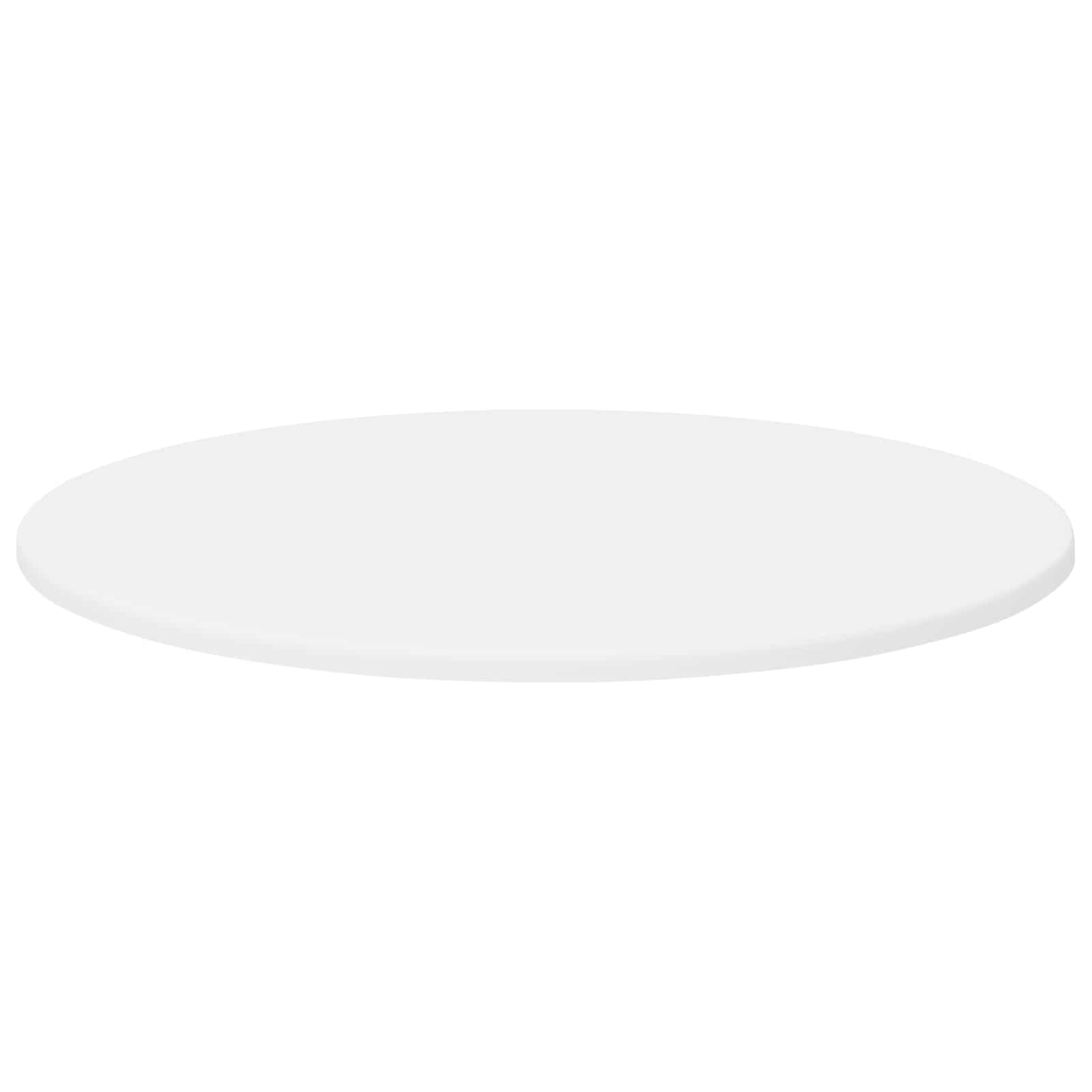 vidaXL Blat stołu Ø 60 x 1,5 cm Okrągły Drewno inżynieryjne Biały