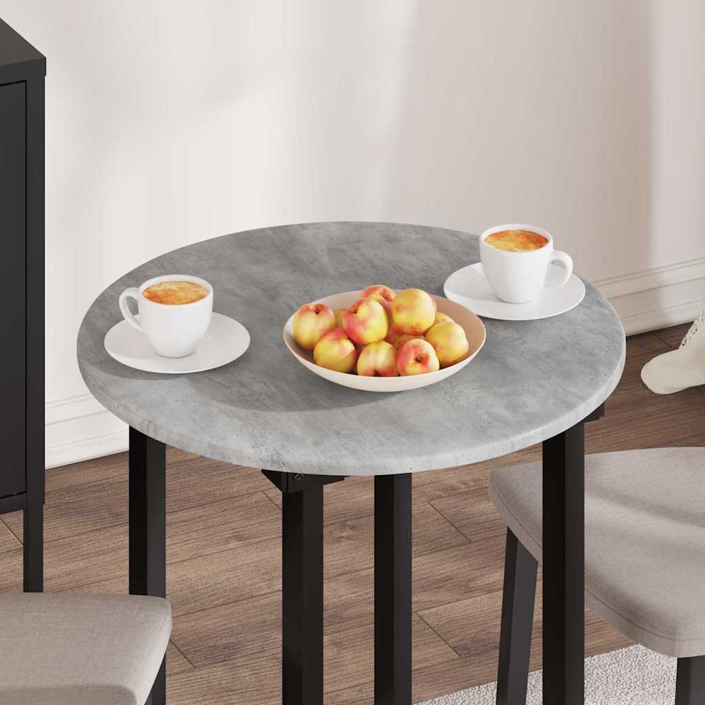 vidaXL Blat stołu Betonowy szary Ø 60 x 1,5 cm Materiał drewnopochodny