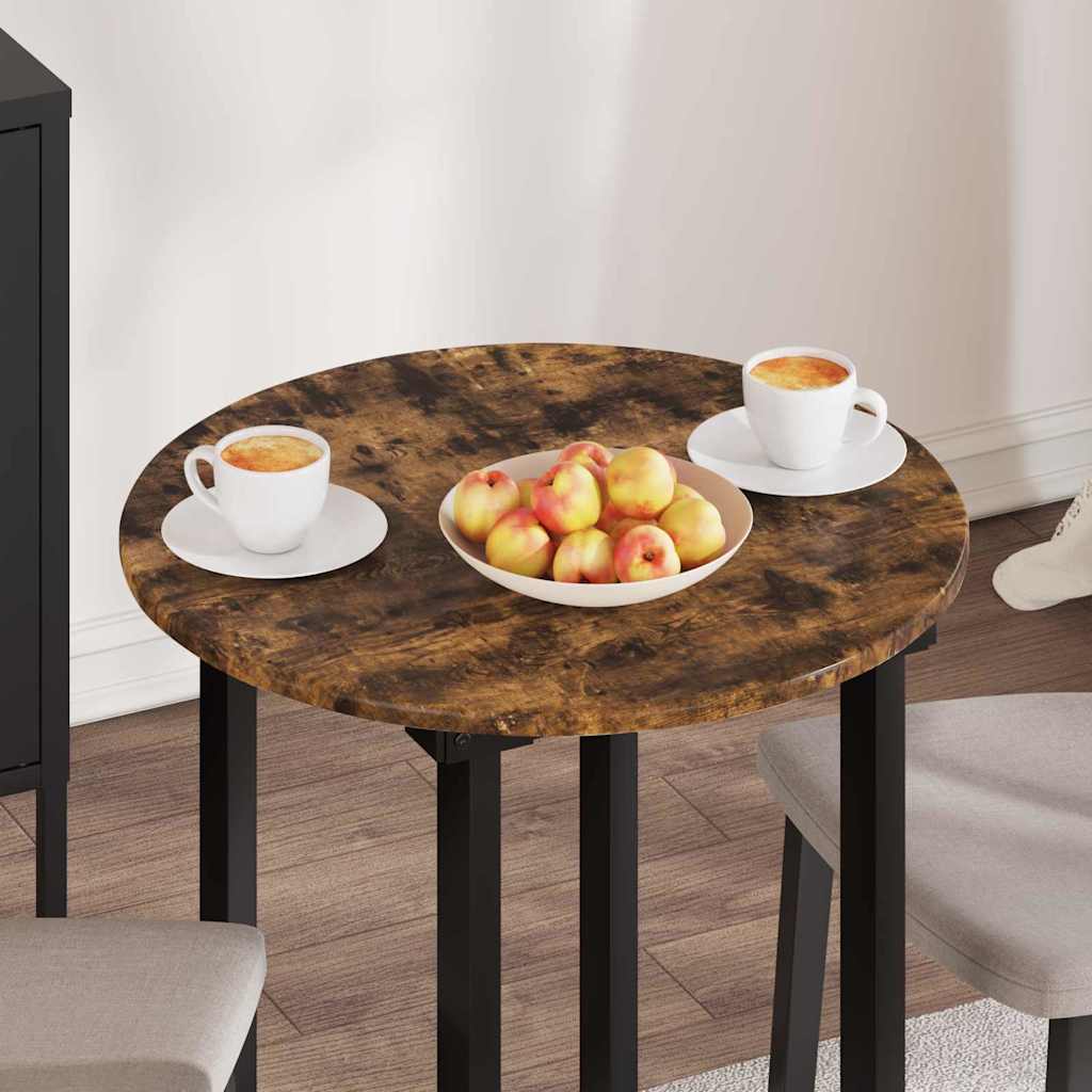vidaXL Blat stołu Wędzony dąb Ø 60 x 1,5 cm Materiał drewnopochodny