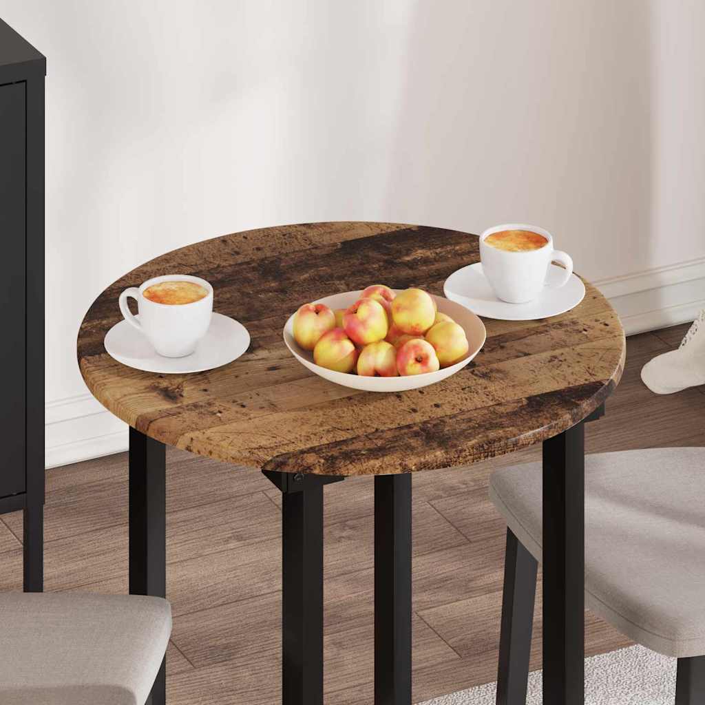 vidaXL Blat stołu Stare drewno Ø 60 x 1,5 cm Materiał drewnopochodny