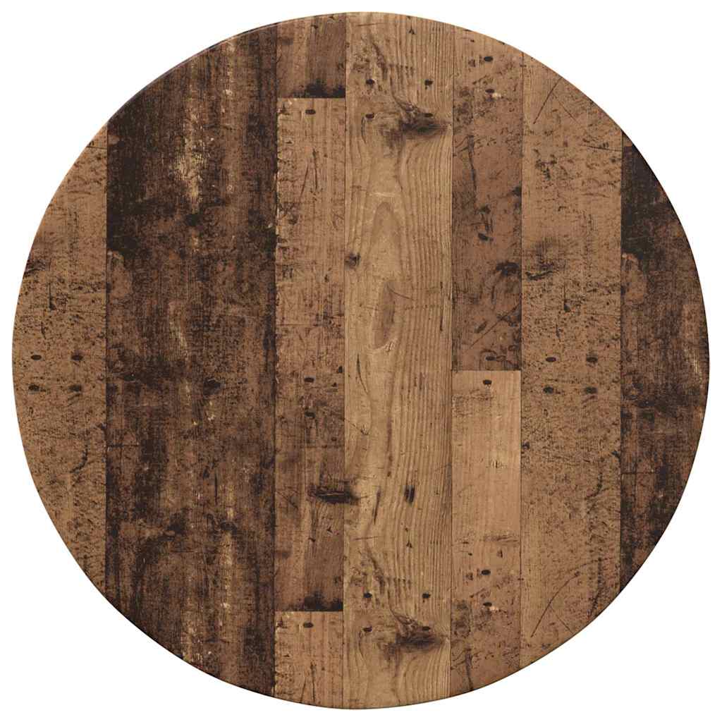 vidaXL Blat stołu Stare drewno Ø 60 x 1,5 cm Materiał drewnopochodny