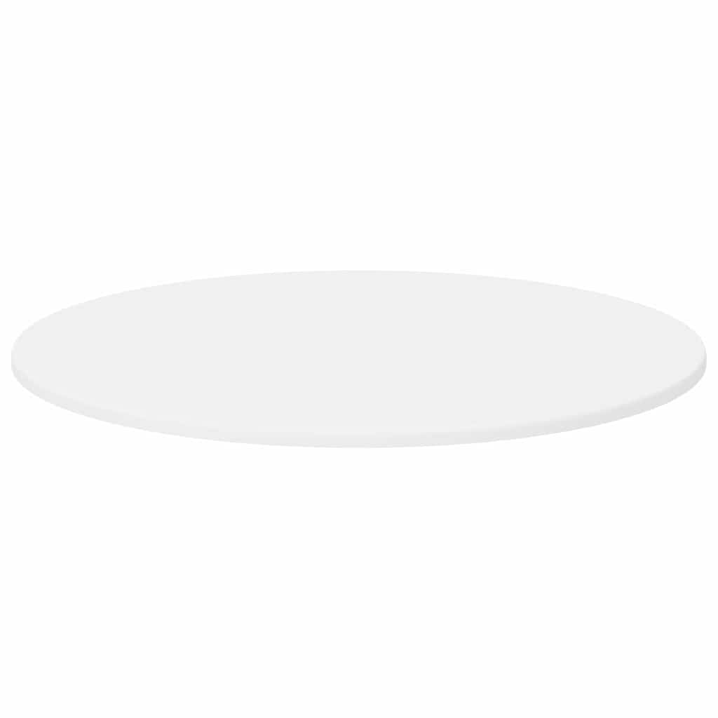 vidaXL Blat stołu Biały Ø 70 x 1,5 cm Materiał drewnopochodny