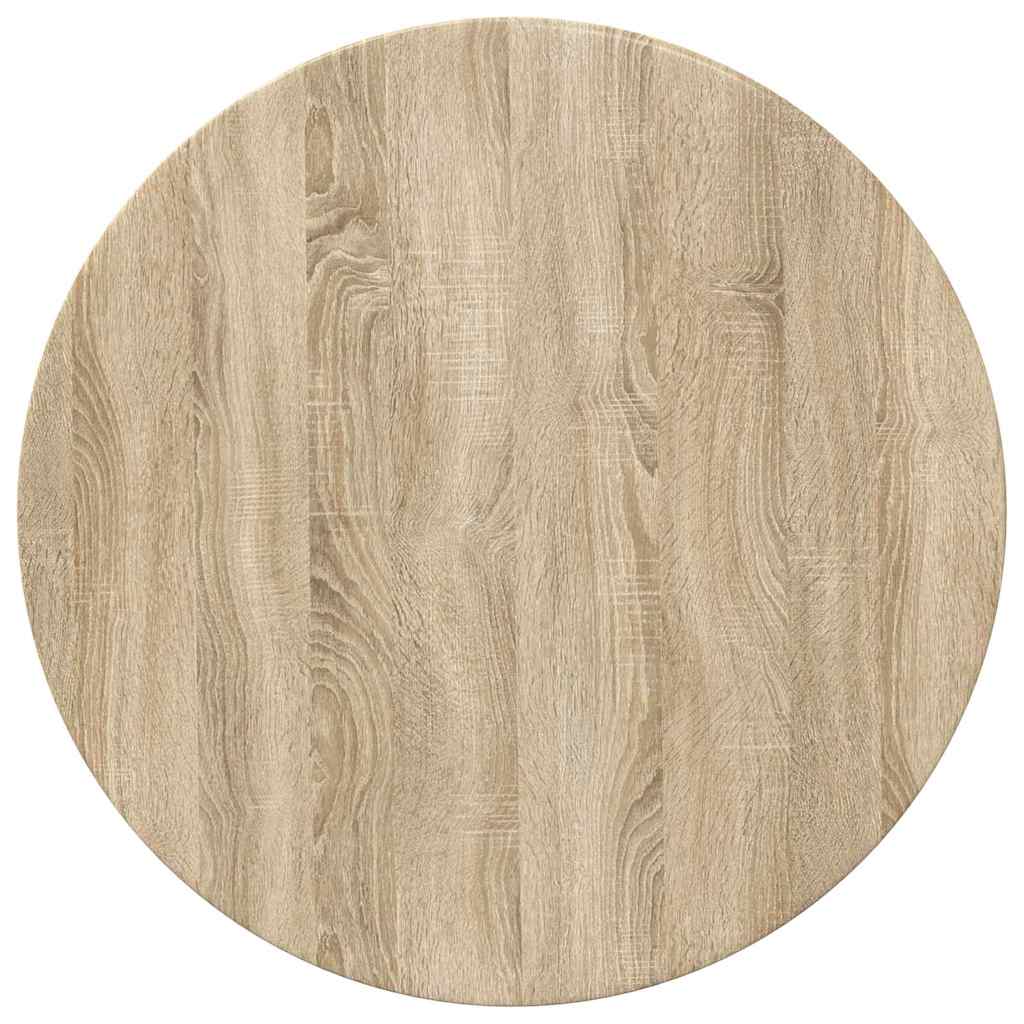 vidaXL Blat stołu dąb sonoma Ø 70 x 1,5 cm Materiał drewnopochodny