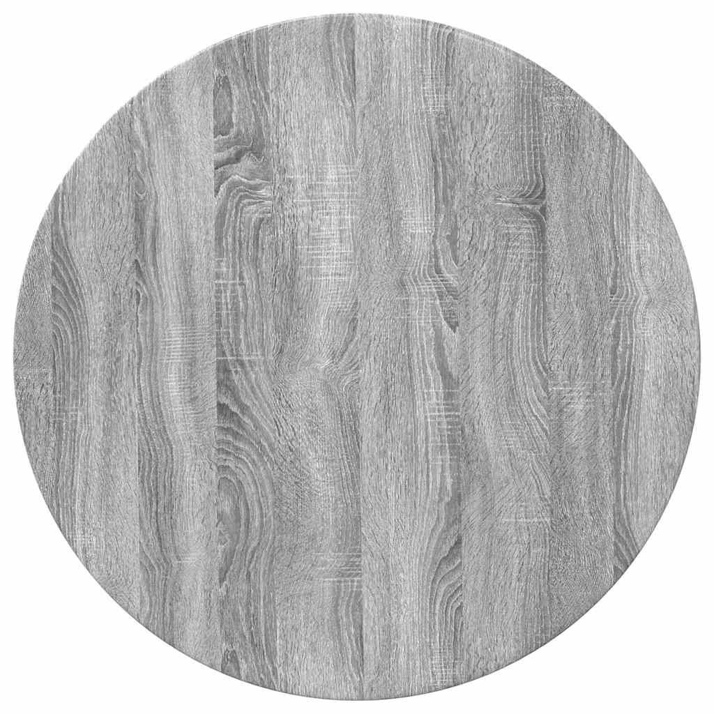 vidaXL Blat stołu Szary dąb sonoma Ø 70 x 1,5 cm