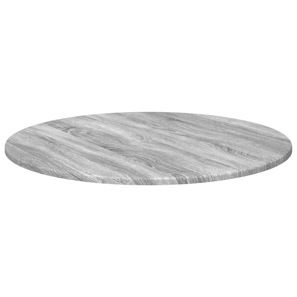 vidaXL Blat stołu Szary dąb sonoma Ø 70 x 1,5 cm