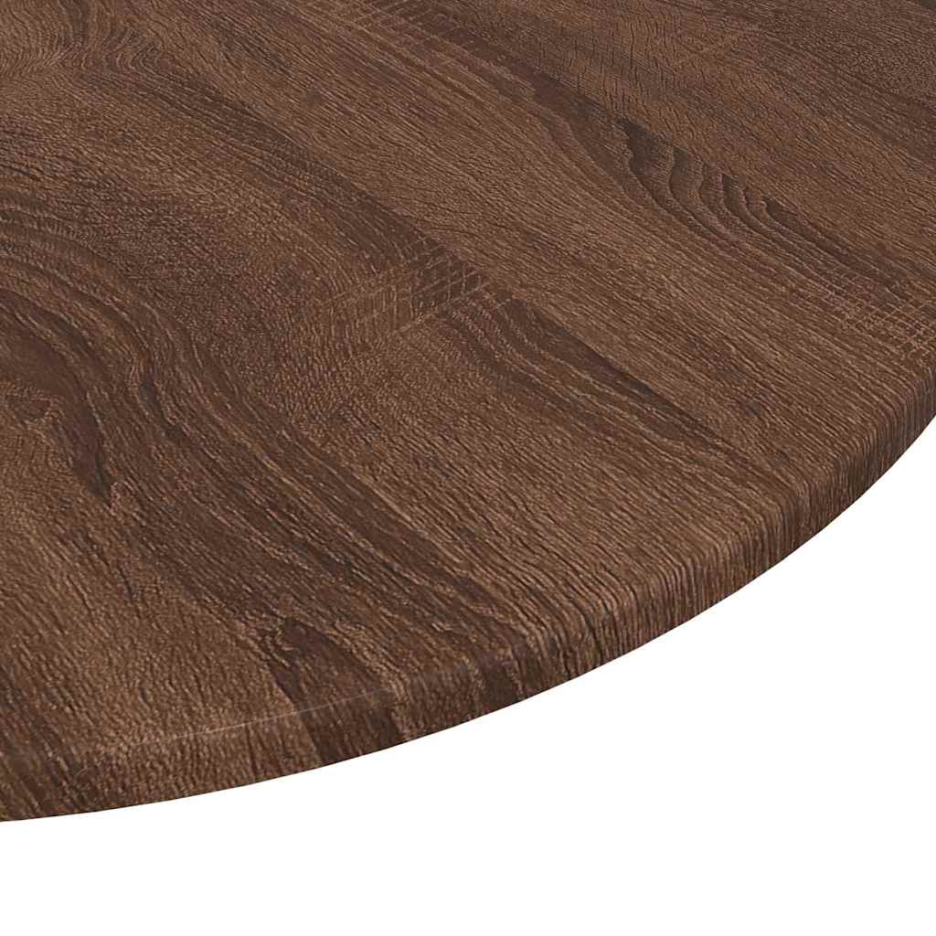 vidaXL Blat stołu Brązowy dąb Ø 70 x 1,5 cm Materiał drewnopochodny