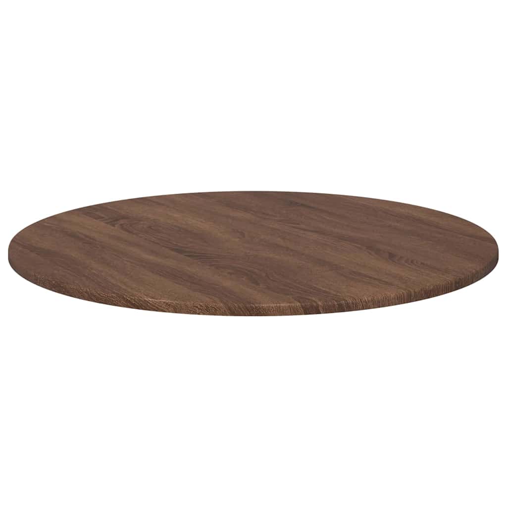 vidaXL Blat stołu Brązowy dąb Ø 70 x 1,5 cm Materiał drewnopochodny