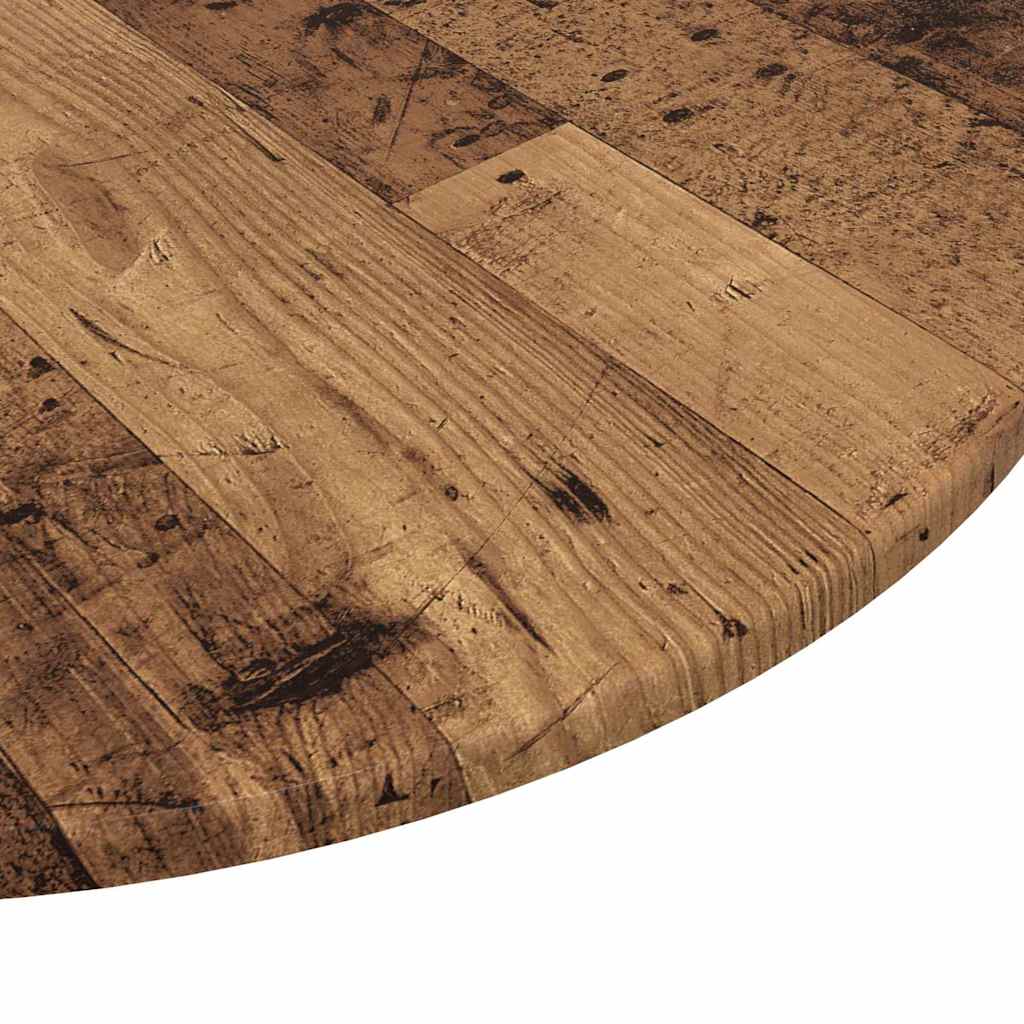 vidaXL Blat stołu Stare drewno Ø 70 x 1,5 cm Materiał drewnopochodny