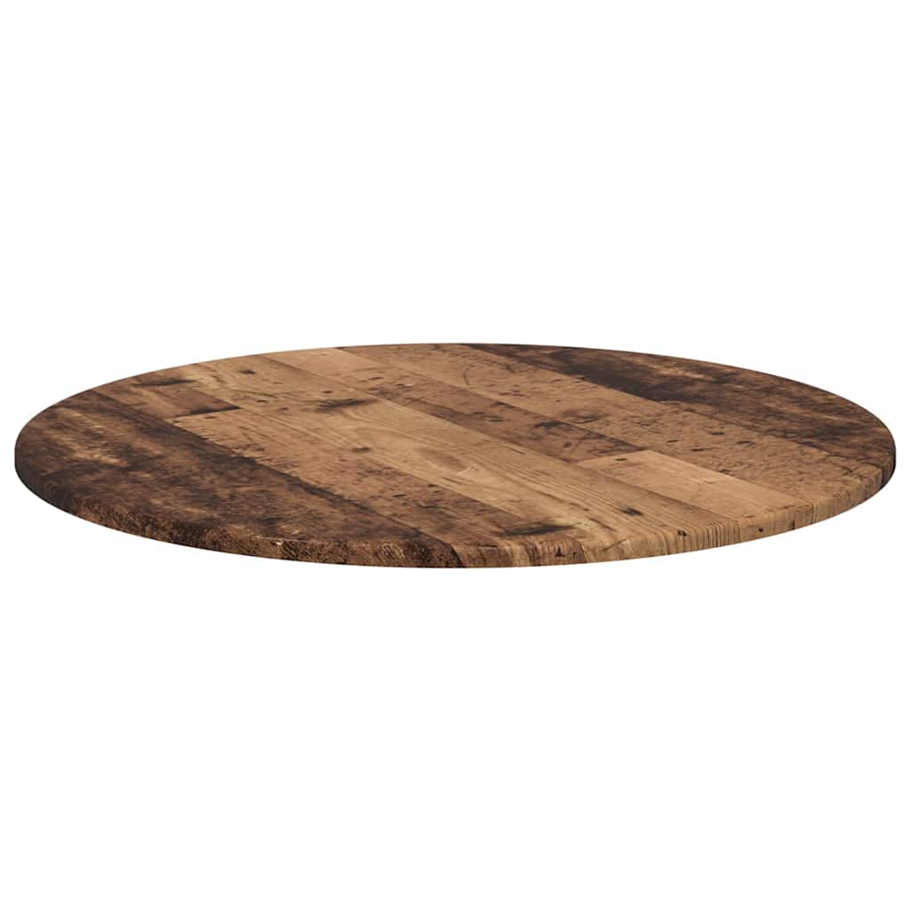 vidaXL Blat stołu Stare drewno Ø 70 x 1,5 cm Materiał drewnopochodny