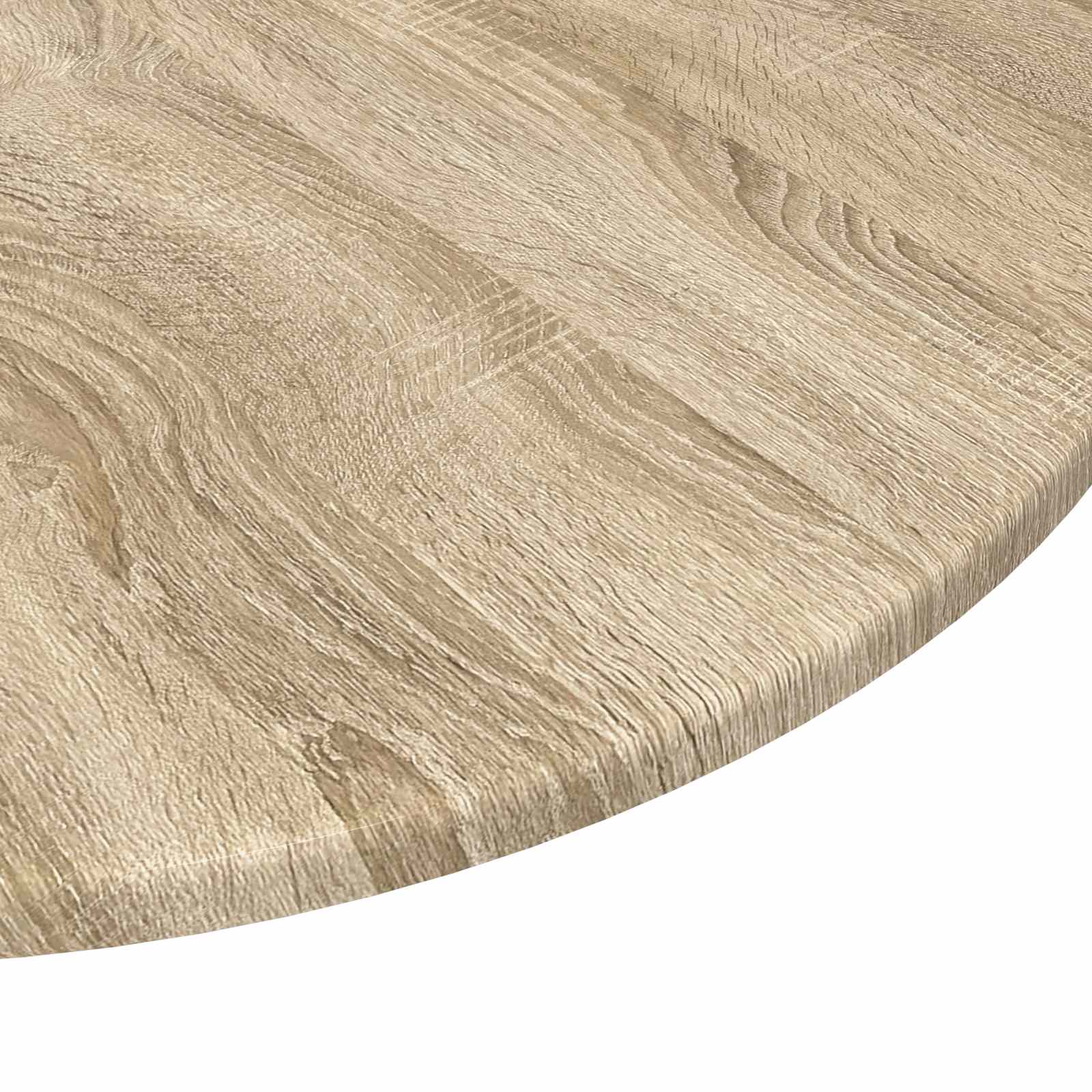 vidaXL Blat stołu Ø 80 x 1,5 cm Okrągły Drewno inżynieryjne dąb Sonoma