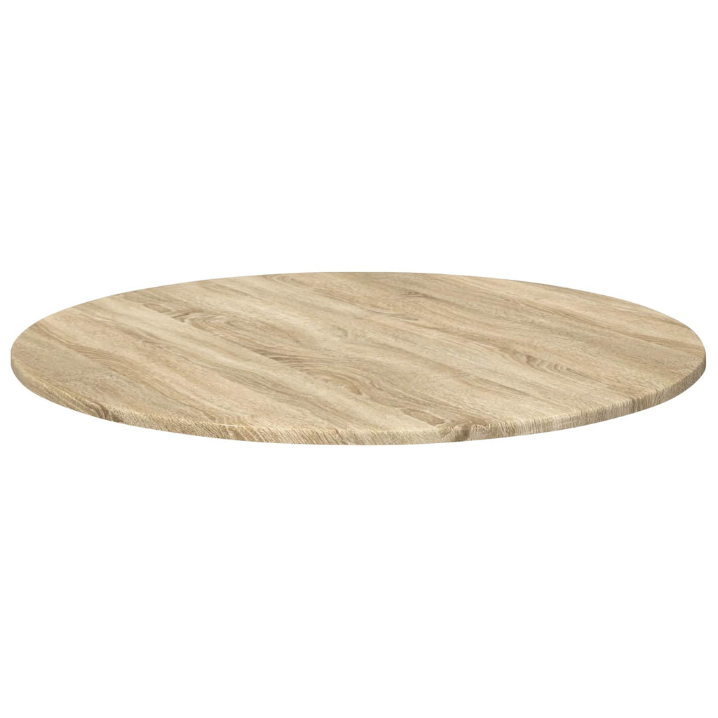 vidaXL Blat stołu Ø 80 x 1,5 cm Okrągły Drewno inżynieryjne dąb Sonoma