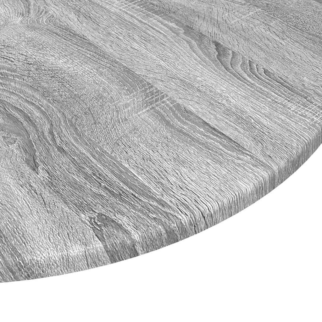 vidaXL Blat stołu Szary dąb sonoma Ø 80 x 1,5 cm