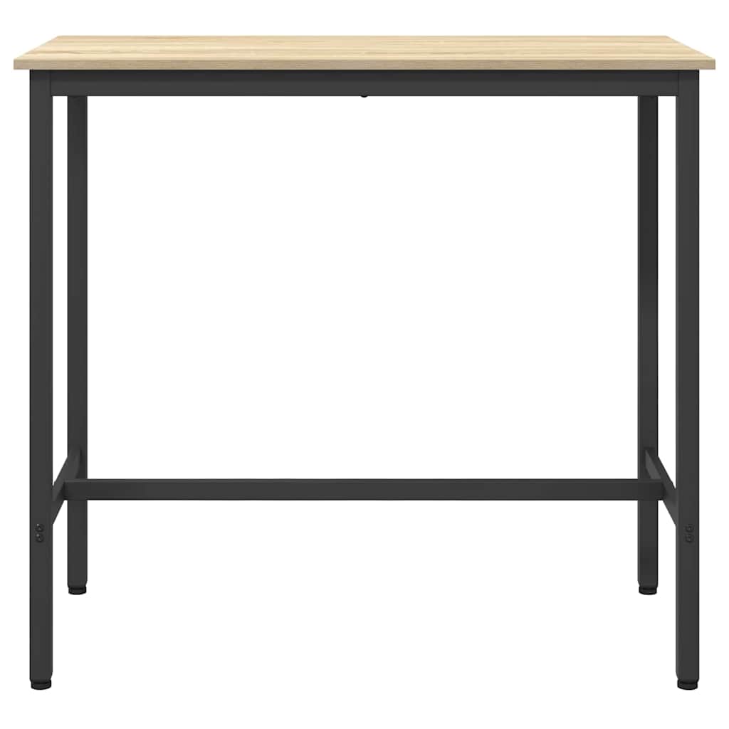 vidaXL stół Dąb Sonoma 100 x 50 x 90,5 cm Drewno inżynieryjne i stal