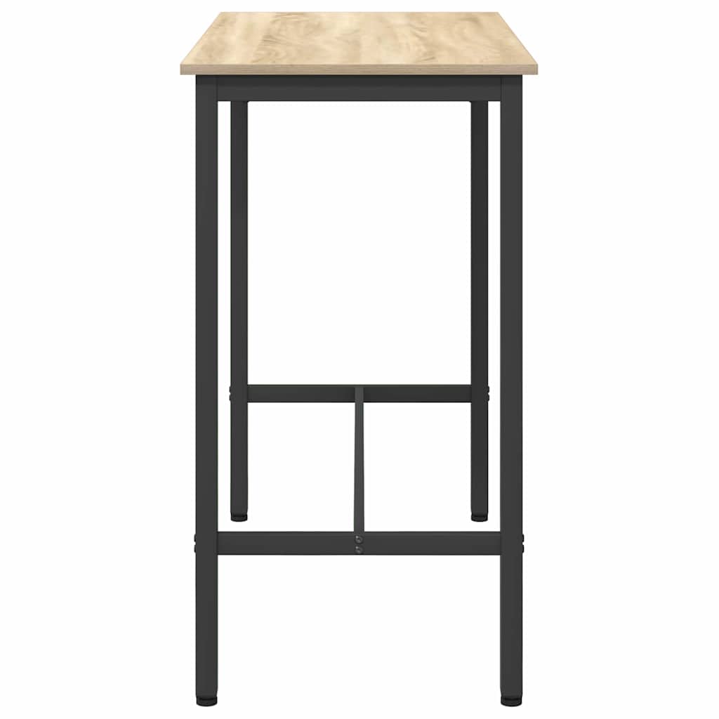 vidaXL stół Dąb Sonoma 100 x 50 x 90,5 cm Drewno inżynieryjne i stal