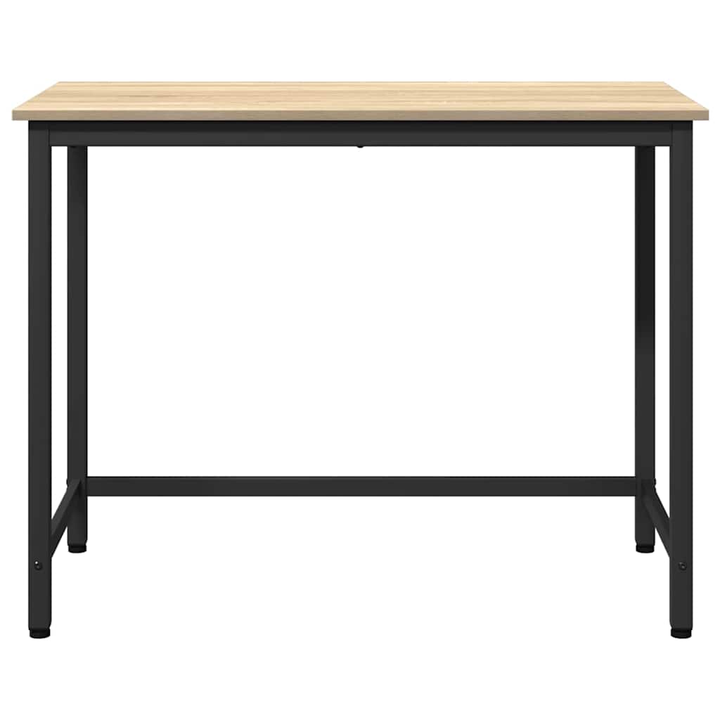 vidaXL stół Dąb Sonoma 80 x 50 x 76,5 cm Drewno inżynieryjne i stal