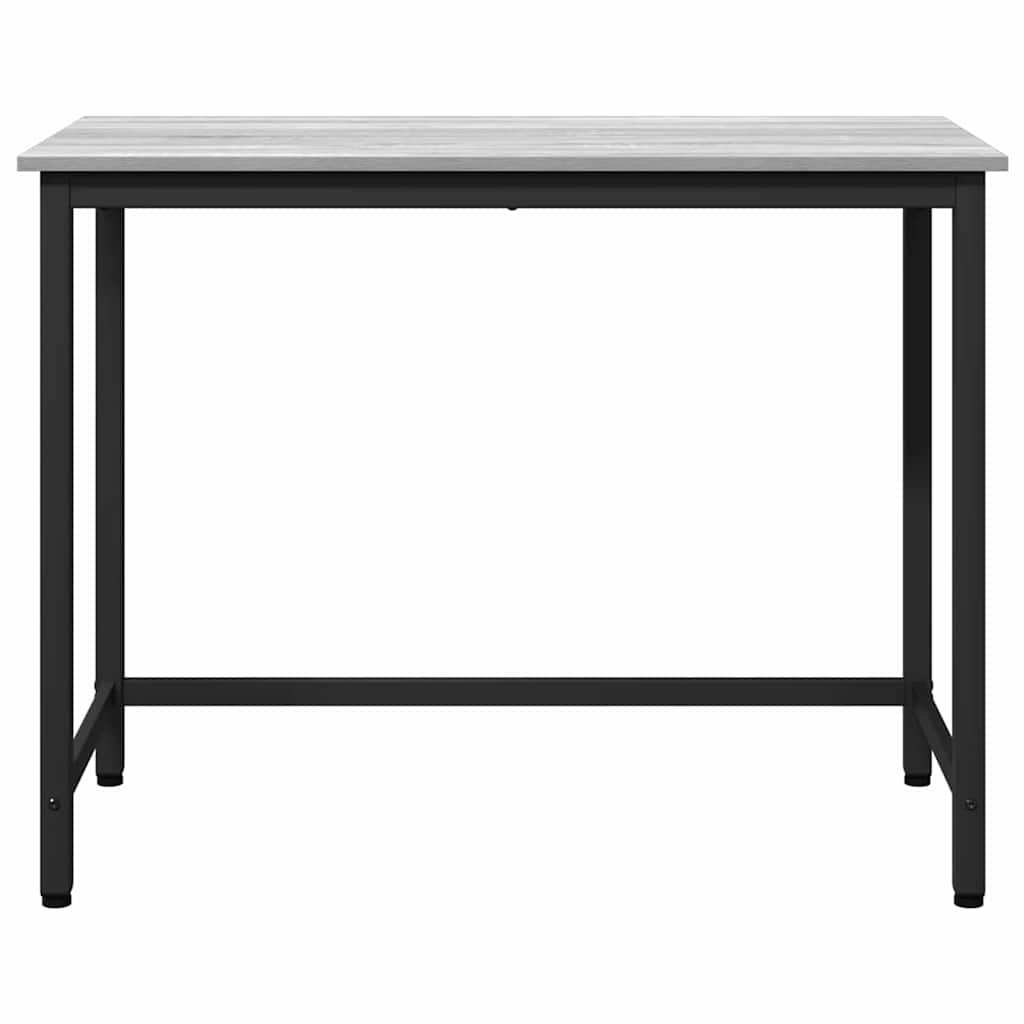 vidaXL stół Szary Sonoma 80 x 50 x 76,5 cm Drewno inżynieryjne i stal
