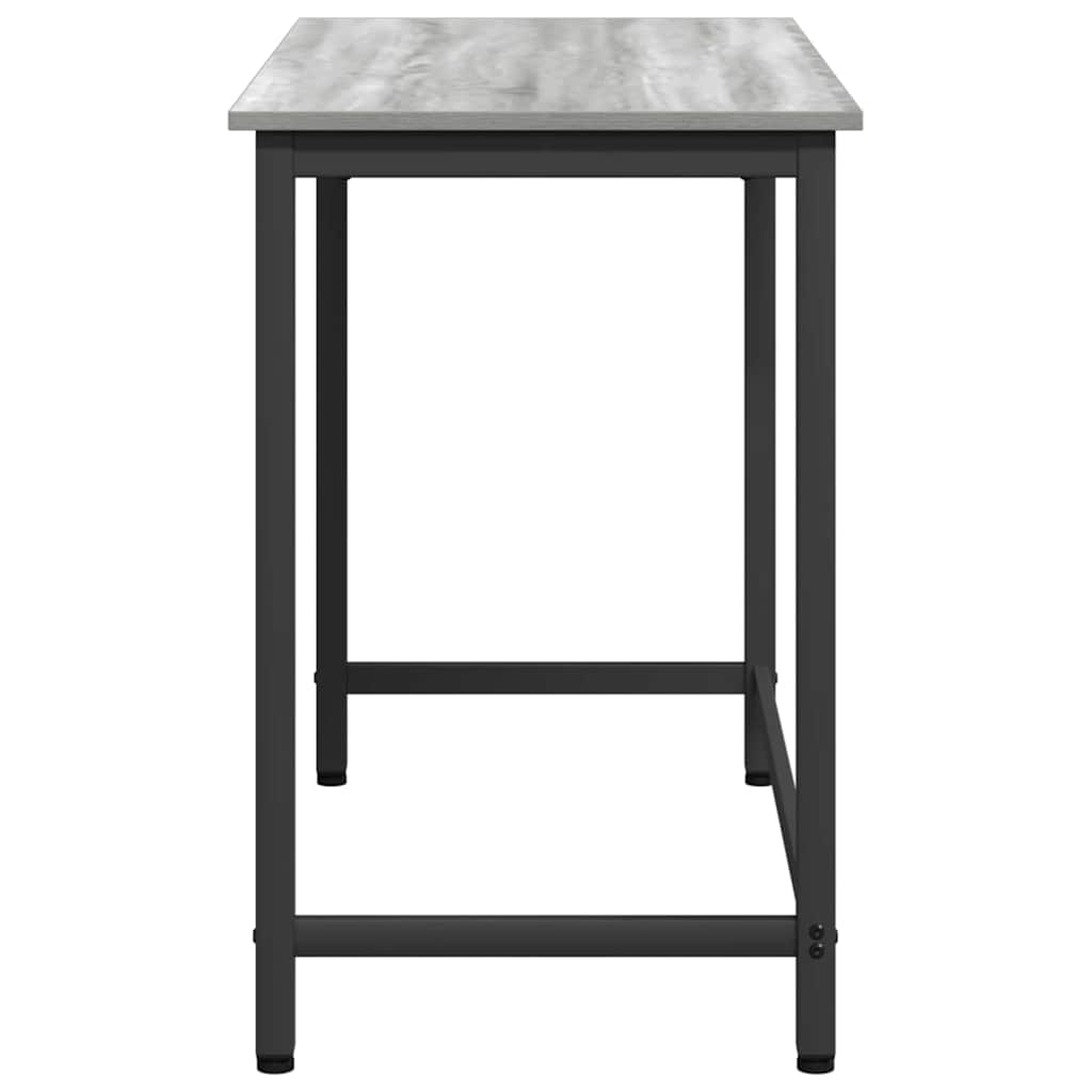 vidaXL stół Szary Sonoma 80 x 50 x 76,5 cm Drewno inżynieryjne i stal