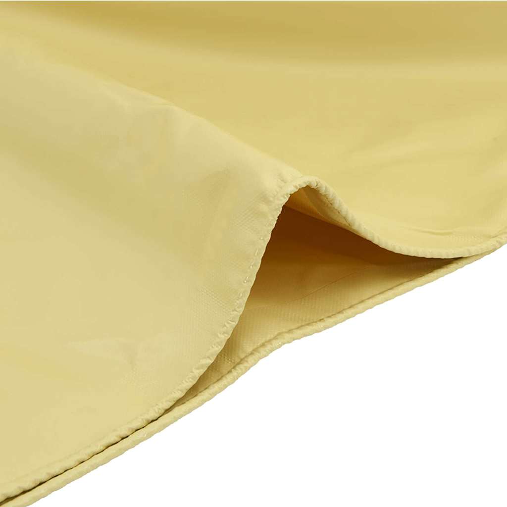 vidaXL Plandeka 650g / m² Beżowy 5 x 5 m Płótno z powłoką PVC