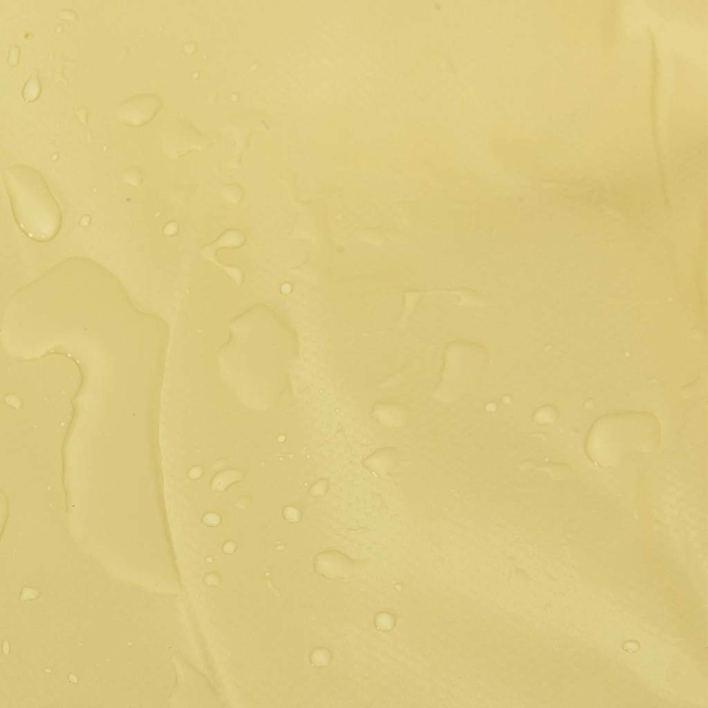 vidaXL Plandeka 650g / m² Beżowy 5 x 5 m Płótno z powłoką PVC