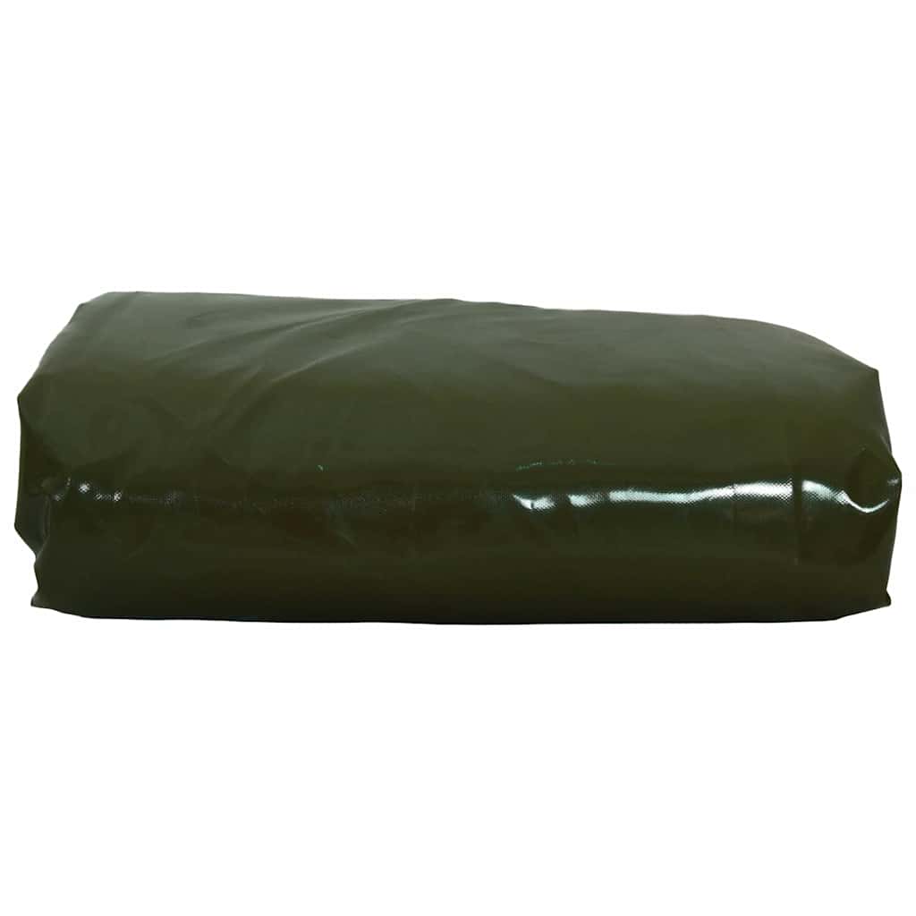 vidaXL Plandeka 650g / m² Zielony oliwkowy 4 x 8 m Płótno z powłoką PVC