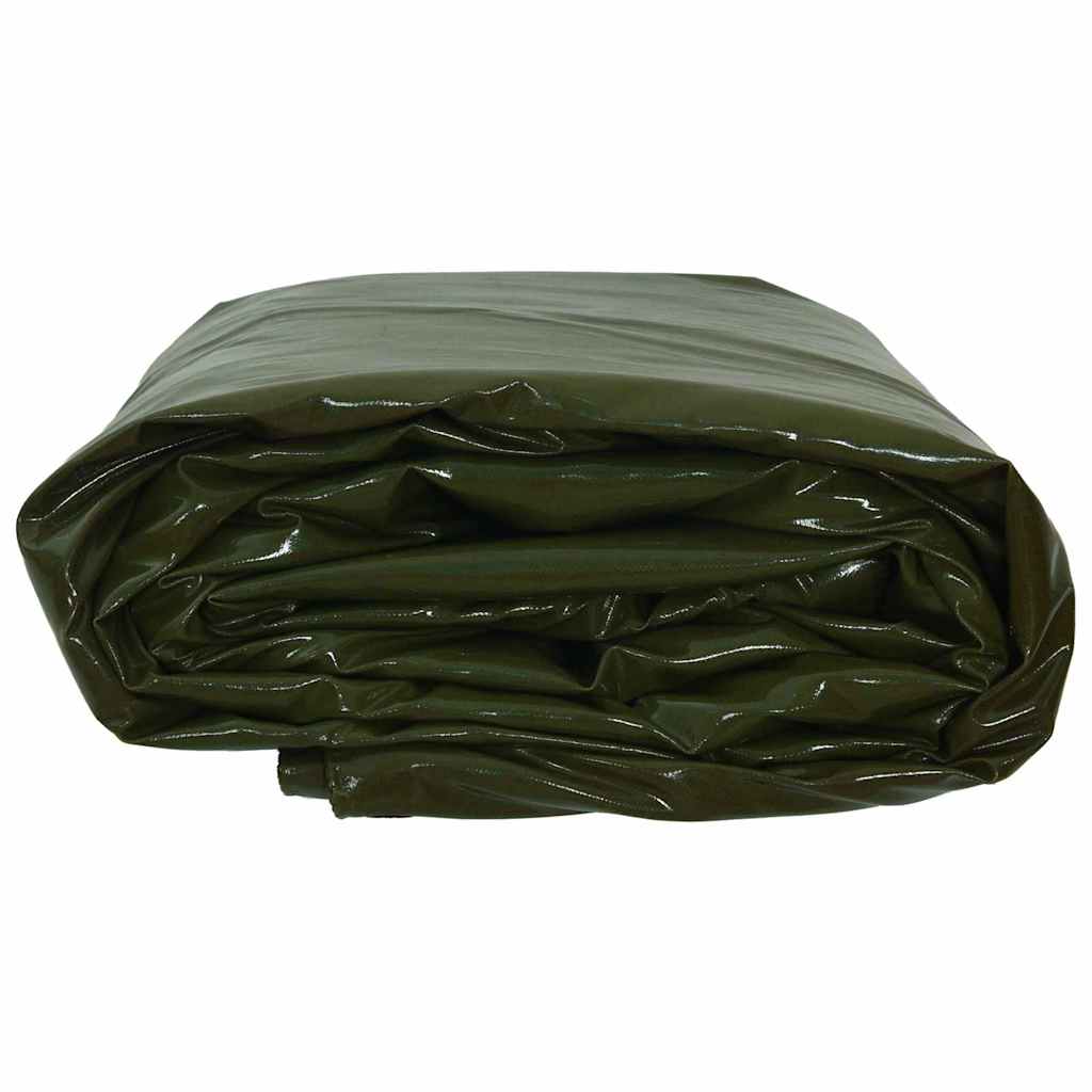 vidaXL Plandeka 650g / m² Zielony oliwkowy 1,5 x 10 m