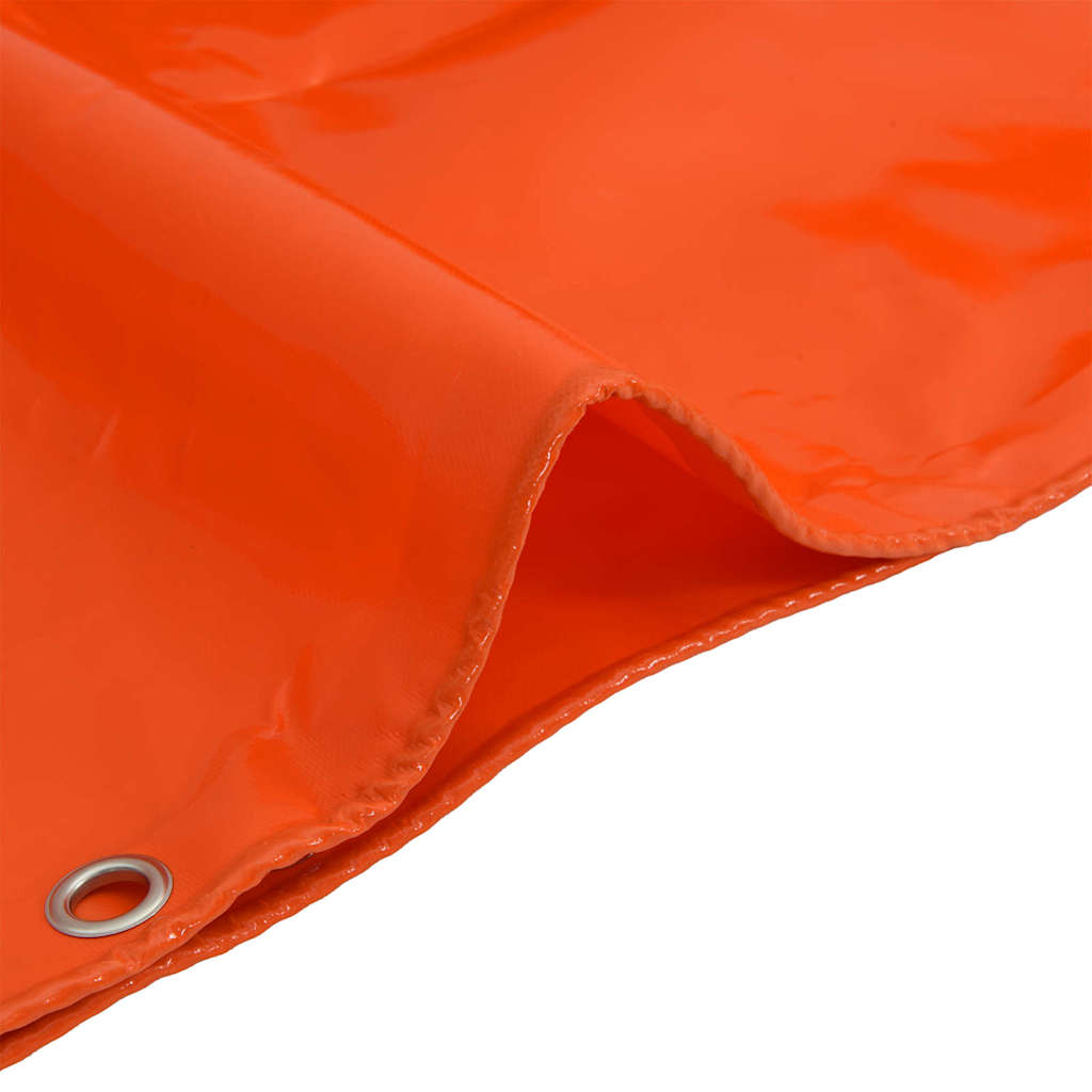 vidaXL Plandeka 650g / m² Pomarańczowy 3 x 5 m Płótno z powłoką PVC