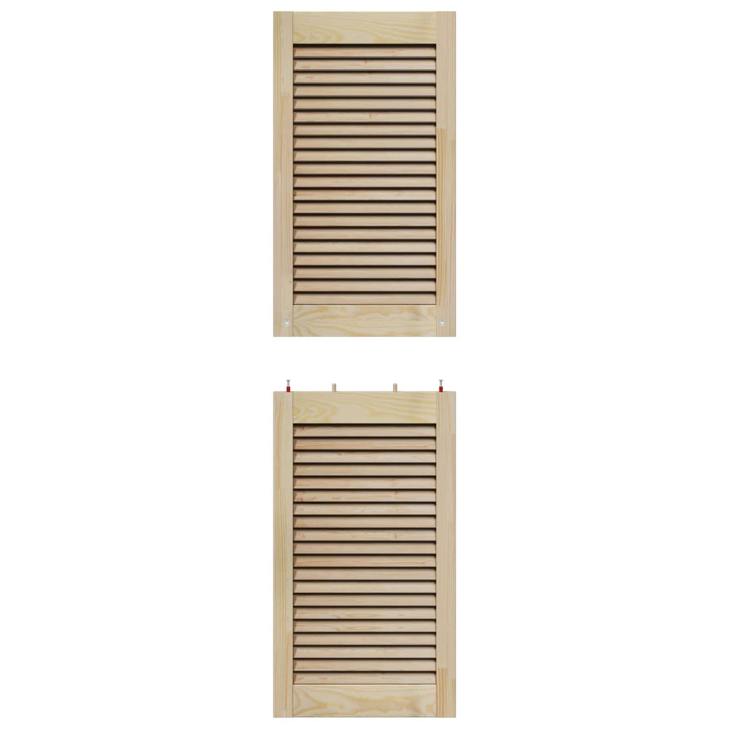 vidaXL Drzwi do szafki 4 pcs Naturalny 140,5 x 2,1 x 39,5 cm