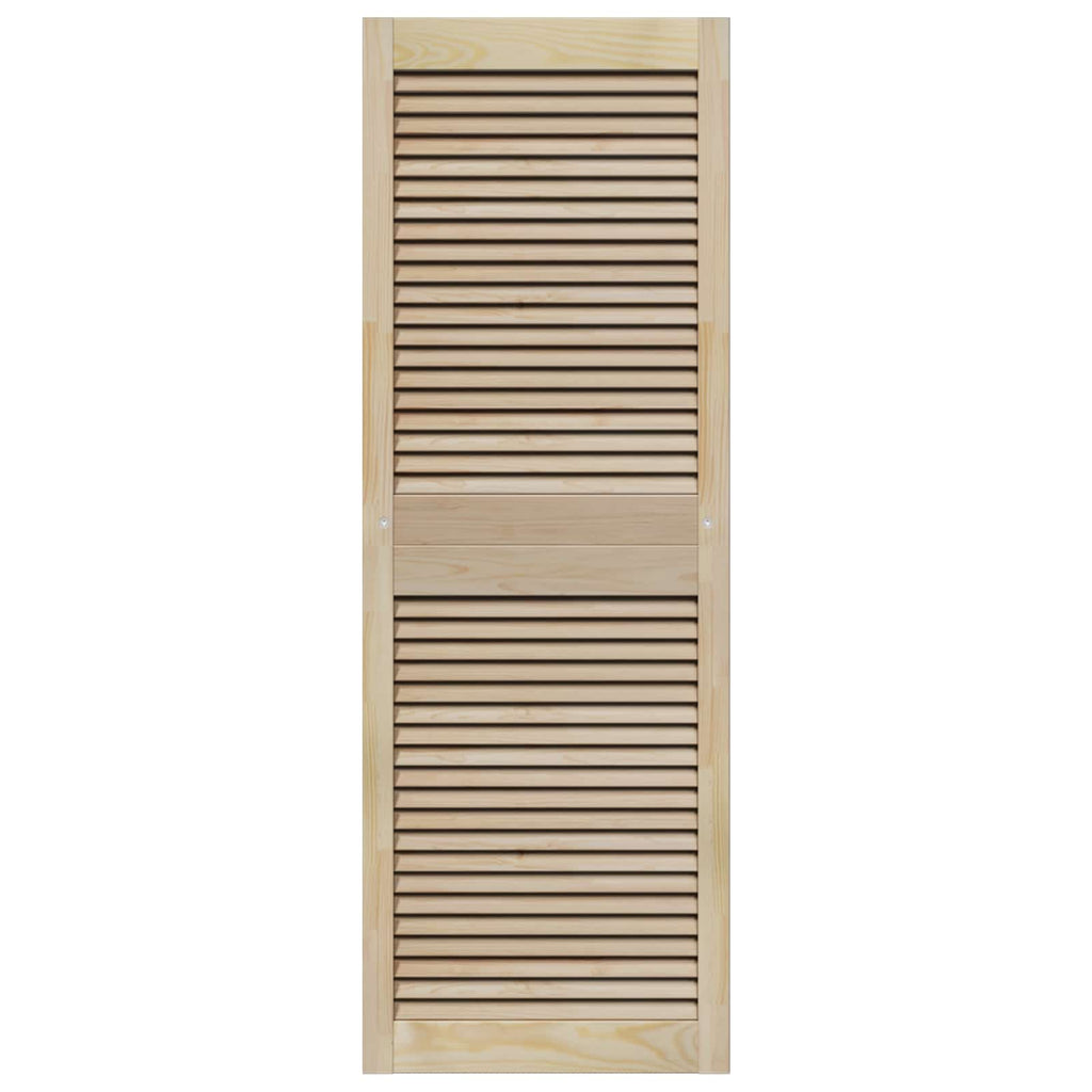 vidaXL Drzwi do szafki 4 pcs Naturalny 49,5 x 2,1 x 140,5 cm