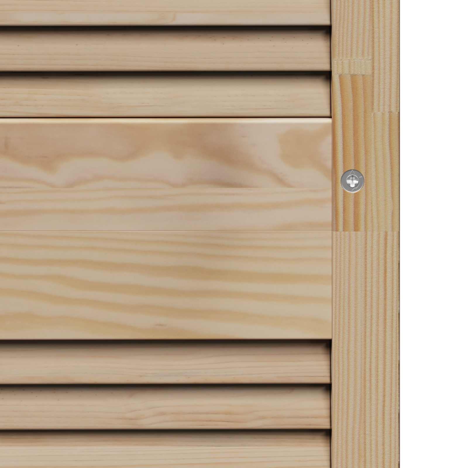 vidaXL Drzwi do szafki 4 pcs Naturalny 140,5 x 2,1 x 59,5 cm