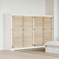 vidaXL Drzwi do szafki 4 pcs Naturalny 140,5 x 2,1 x 59,5 cm
