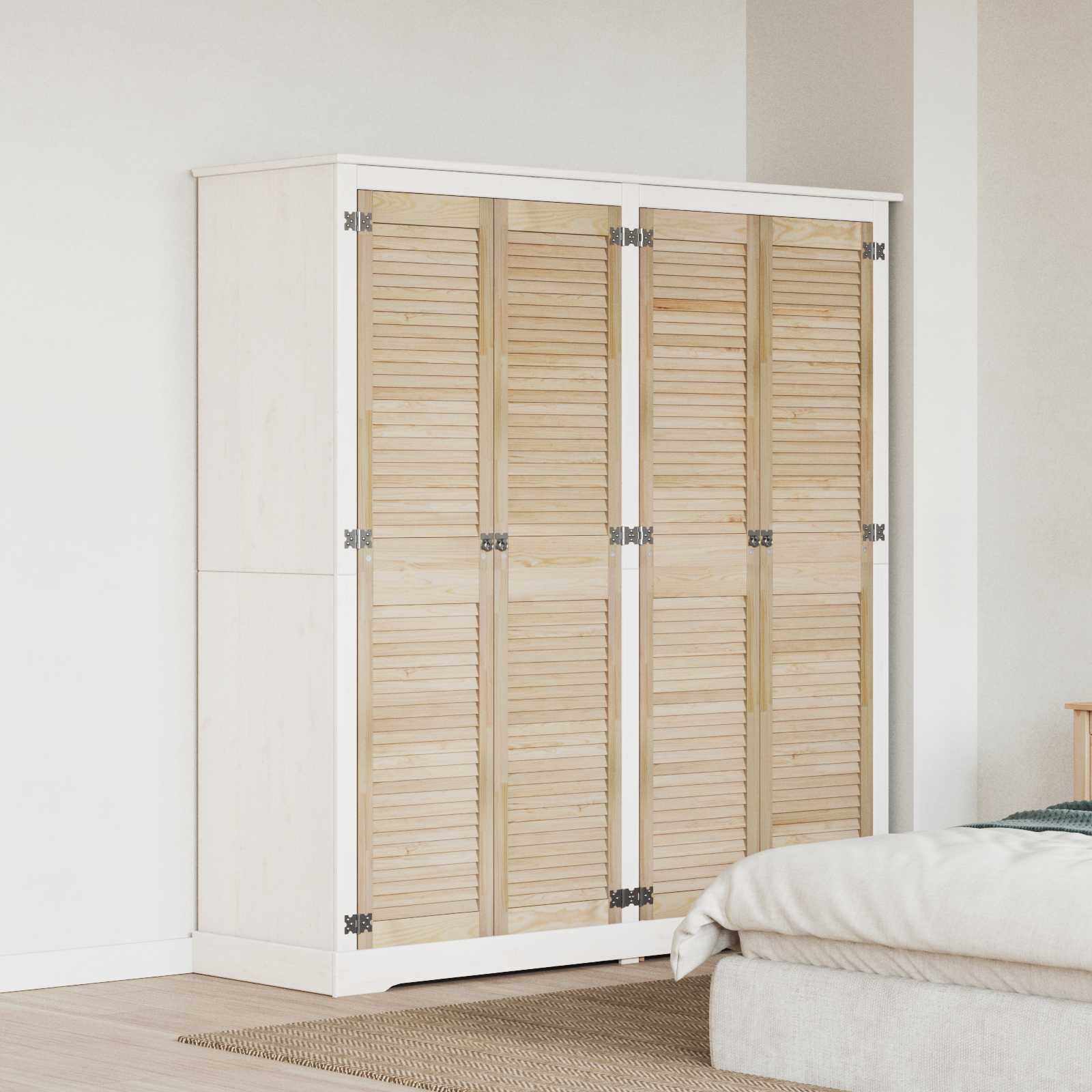 vidaXL Drzwi do szafki z drzwiami 4 pcs Naturalny 170 x 2,1 x 39,5 cm