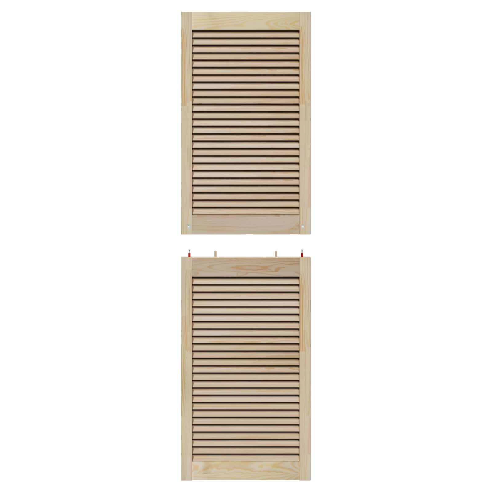 vidaXL Drzwi do szafki z drzwiami 4 pcs Naturalny 170 x 2,1 x 49,5 cm