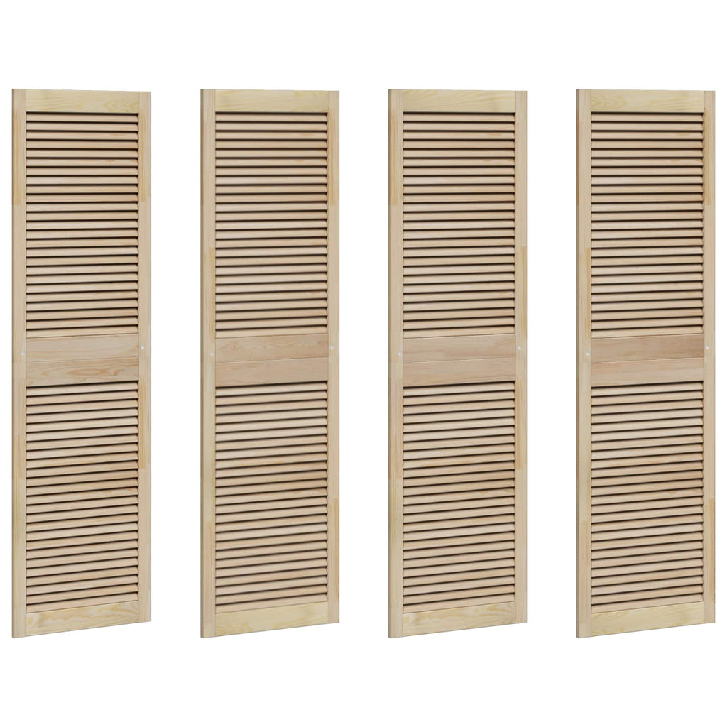 vidaXL Drzwi do szafki z drzwiami 4 pcs Naturalny 170 x 2,1 x 49,5 cm